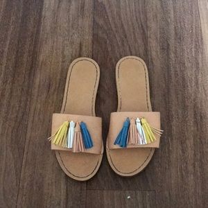 Summer tassel sandals